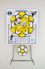 Ceas cu pendula pentru copii - Fotbal - Produs Nou - LICHIDARE DE STOC foto