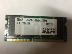 rami laptop SDRAM de 256 mb - pc 133 mhz - foto