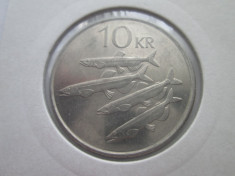 Islanda 10 kronur 2004 foto