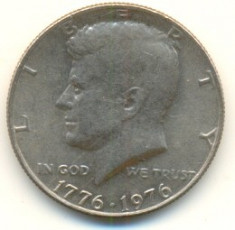 SUA half dollar 1976-35 foto