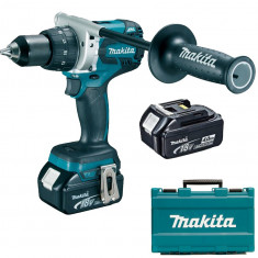 MAKITA DHP481RME Masina de gaurit cu percutie si insurubat 2 acumulatori... foto