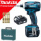 MAKITA MAKITA DTD134RFX1 Masina de insurubat cu impact cu 2 acumulatori...