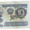 Bancnota Bulgaria 10 leva 1974