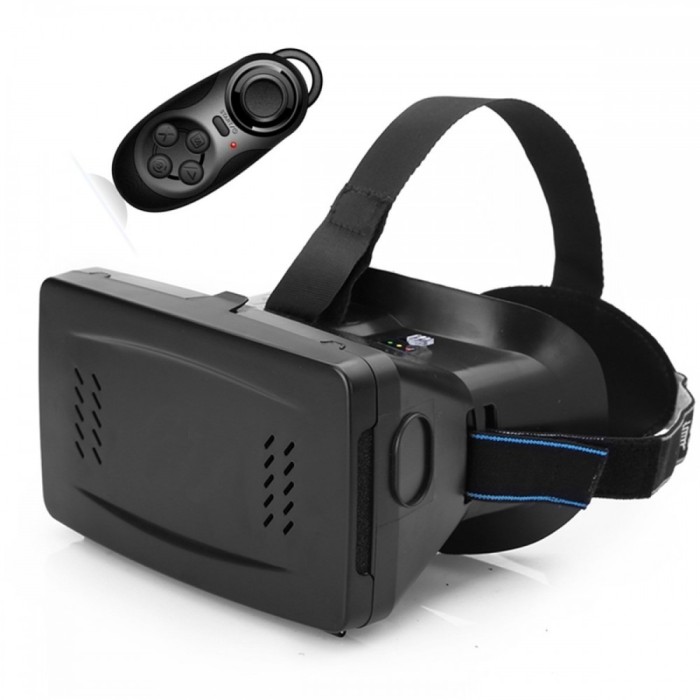 Ochelari 3D Plastic Realitate Virtuala + Magneti + Telecomanda VR Cardboard 4~6" foto mare Ochelari 3D Plastic Realitate Virtuala + Magneti + Telecomanda VR Cardboard 4~6" foto mare