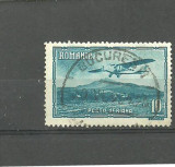 Romania 1931 - POSTA AERIANA VEDERI, timbru 10 LEI stampilat, F103