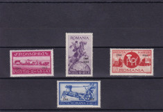 ROMANIA 1944 , LP 160 , ASISTENTA PTT CU SUPRATIPAR SERIE MNH foto