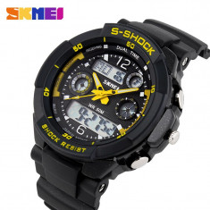 Ceas SUBACVATIC SKMEI S-Shock Sport Alarma Calendar ETC DUAL TIME | GARANTIE foto