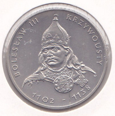 Moneda Polonia 50 Zloti 1982 - KM#133 UNC ( comemorativa - Boleslaw III ) foto