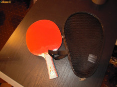 Paleta de ping pong, tenis de masa, CUP&amp;#039;S cu husa protectie, NOUA foto