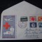 OLANDA1957 FDC - ANIVERSARE CRUCEA ROSIE OLANDEZA - 90 DE ANI