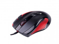 Mouse Natec Gaming Natec Genesis laser GX68 NMG-0527 , USB, 3400 DPI, DPI switch, negru-rosu foto