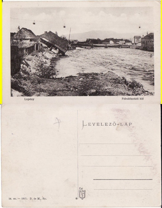 Lupeni ( Hunedoara ) - Inundatii- WWI, WK1