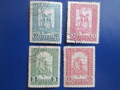 TIMBRE BOSNIA SET STAMPILAT foto