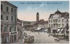 ORADEA , PIATA REGINA MARIA , MAGAZINE TRAMVAI , BANCA COM. UNGARA DIN BUDAPESTA, Necirculata, Printata