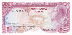 Bancnota Sao Tome si Principe 500 Dobras 1982 - P58 UNC (mai rara - CV=$22,50) foto