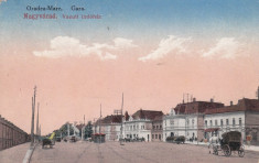 ORADEA , ORADEA - MARE , GARA , CIRCULATA SEP. 1923 foto