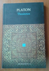 Theaitetos / Platon ; trad., interpretare si note de Andrei Cornea foto