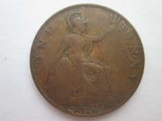 Marea Britanie(Anglia) 1 penny 1916 foto