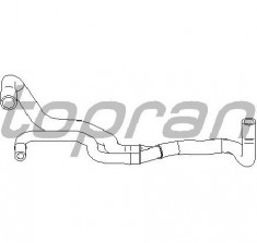 furtun aerisire bloc motor CITRO? ZX N2 PRODUCATOR TOPRAN 722 083 foto