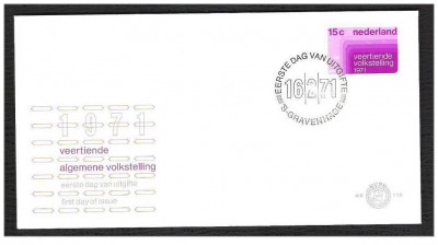 Olanda 1971 FDC foto