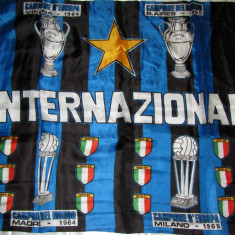 Steag fotbal - INTERNAZIONALE MILANO (dimensiuni 102 x 79 cm)