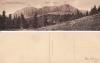 Muntii Bucegi, Omul,Caraiman (Brasov) - carte postala dubla, diptic, rara, Necirculata, Printata