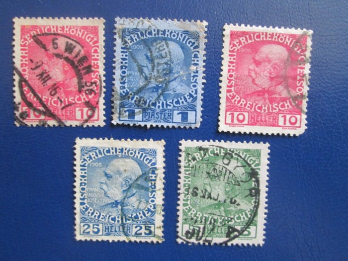 TIMBRE AUSTRIA SET STAMPILAT