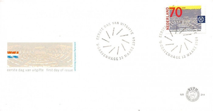 Olanda 1984 5 fdc-uri