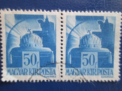TIMBRE UNGARIA STAMPILATE foto