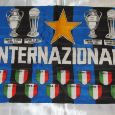 Steag fotbal - INTERNAZIONALE MILANO (dimensiuni 67 x 44 cm)