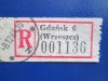 TIMBRE GADANSK-VINETA-PENTRU RECOMANDATA, Stampilat