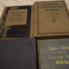 carti vechi de religie in limba germana -4 bucati