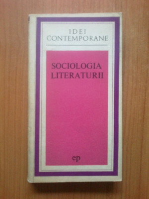 g1 Sociologia literaturii - L. Goldmann foto
