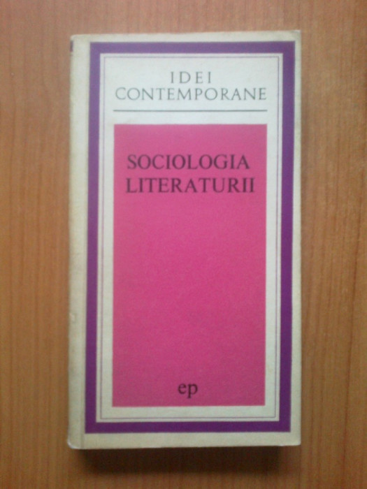 g1 Sociologia literaturii - L. Goldmann
