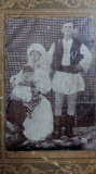 FOTOGRAFIE VECHE - PORT POPULAR ZONA SIBIULUI - INCEPUTUL ANILOR 1900