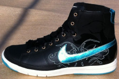 ghete dama, NIKE BLAZER Mid 100% originali, noi, piele foto