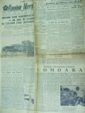Romania libera 9 iulie 1957 Navodari C. F. R. Giulesti Constanta caricatura
