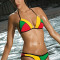 SW887-3 Costum de baie Color Block, in 2 piese