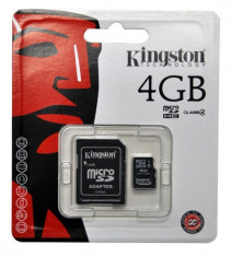 Card Memorie Kingston 4 GB Class 4 foto