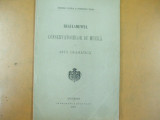 Regulamentul conservatoriilor de muzica si arta dramatica Bucuresti 1907