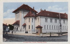 CRAIOVA , SCOALA MADONA DUDU , CIRCULATA IANUARIE 1917 foto