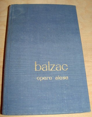 BALZAC - Opere Alese foto