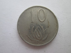 Africa de Sud 10 cents 1986 foto