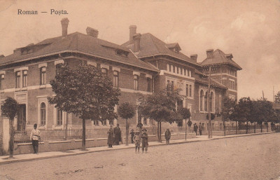ROMAN , POSTA , CIRCULATA IULIE 1914 foto