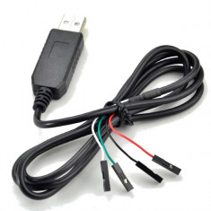 Cablu Adaptor Serial Convertor USB la TTL RS232 seriala PL2303HX UART foto