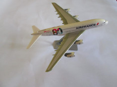 MACHETA FRANCEZA AIRBUS A 380- 800 AIRFRANCE 80 ANS/YEARS,SOCATEC SCARA1:250 foto