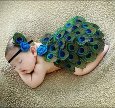 Costum bebelusi paun -botez sedinte foto nou foto