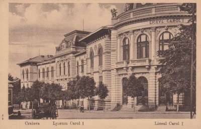 CRAIOVA , LICEUL CAROL I foto