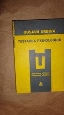 Testarea psihologica- an 2009/501pag- Susana Urbina foto