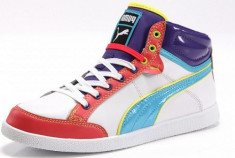 ghete unisex, PUMA IKAZ MID 100% originale, noi, piele foto